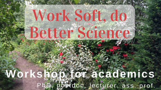 working soft workshop for academics