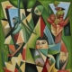 cubist illustration of the university as a meat eating flower